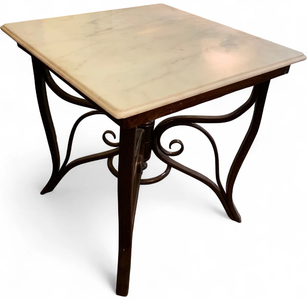 Tavolo da ristorante antico di Michael Thonet per Thonet 5