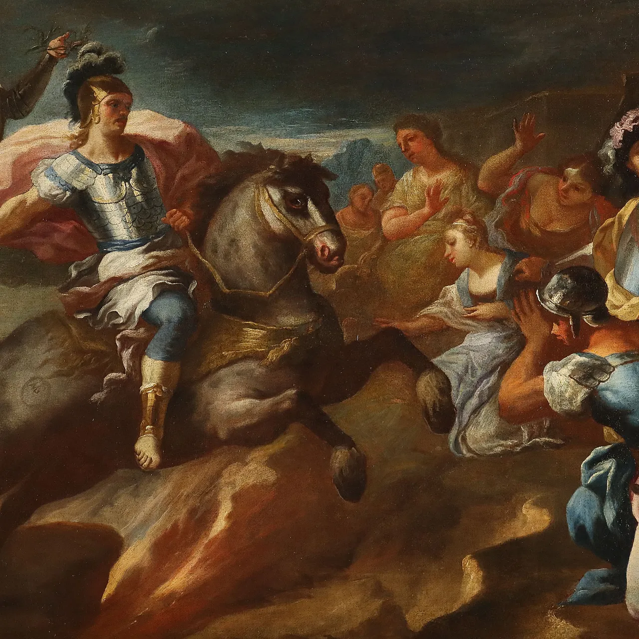 The Triumph of Alexander the Great, oil on canvas, 17th century 3