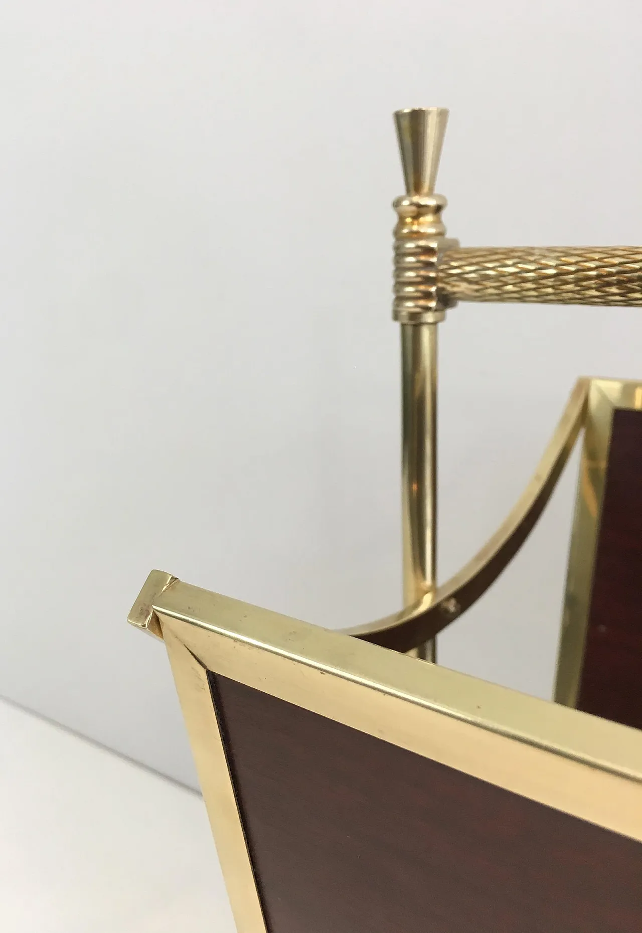 Pair of neoclassical magazine racks attributed to Maison Jansen, 50s 13