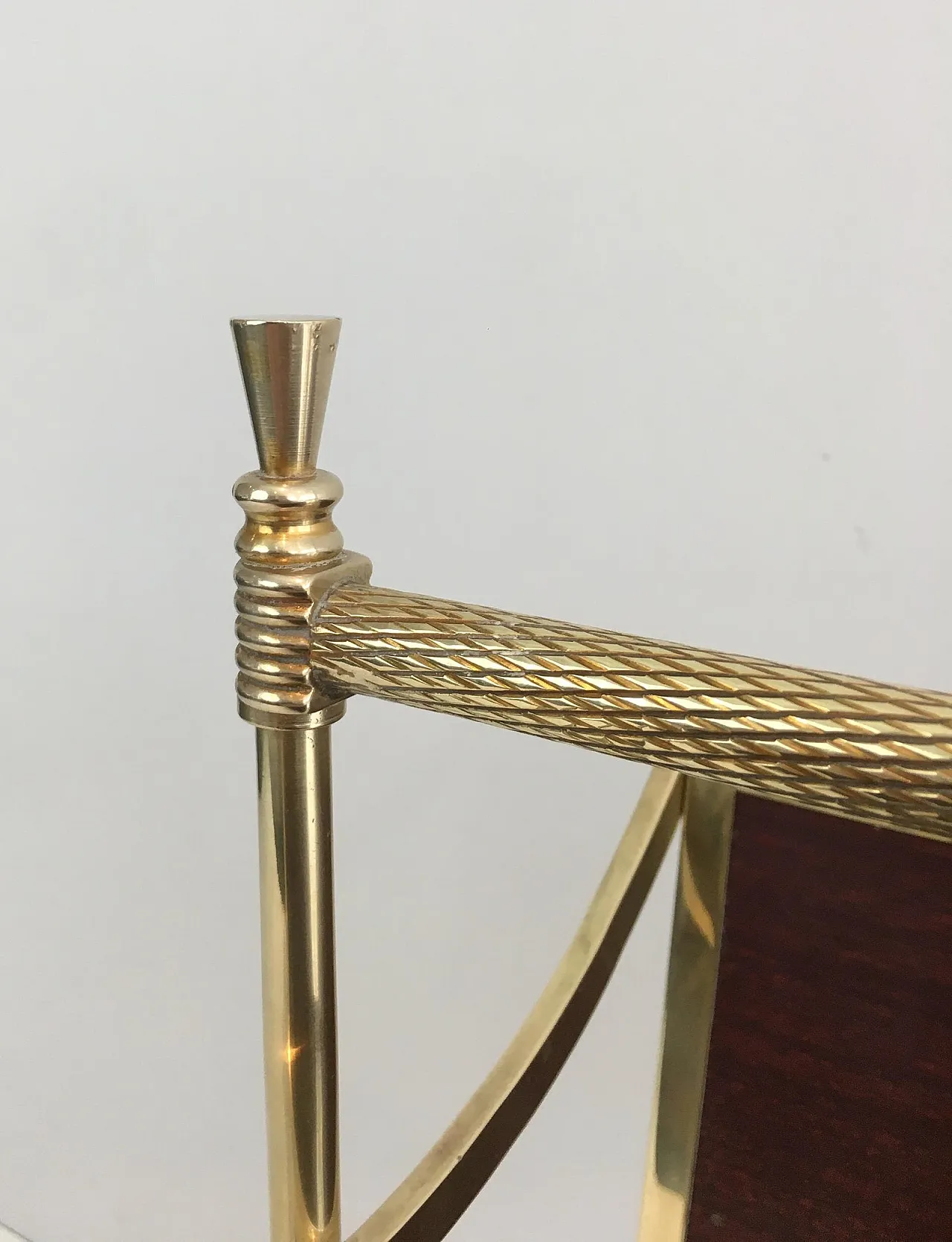Pair of neoclassical magazine racks attributed to Maison Jansen, 50s 14