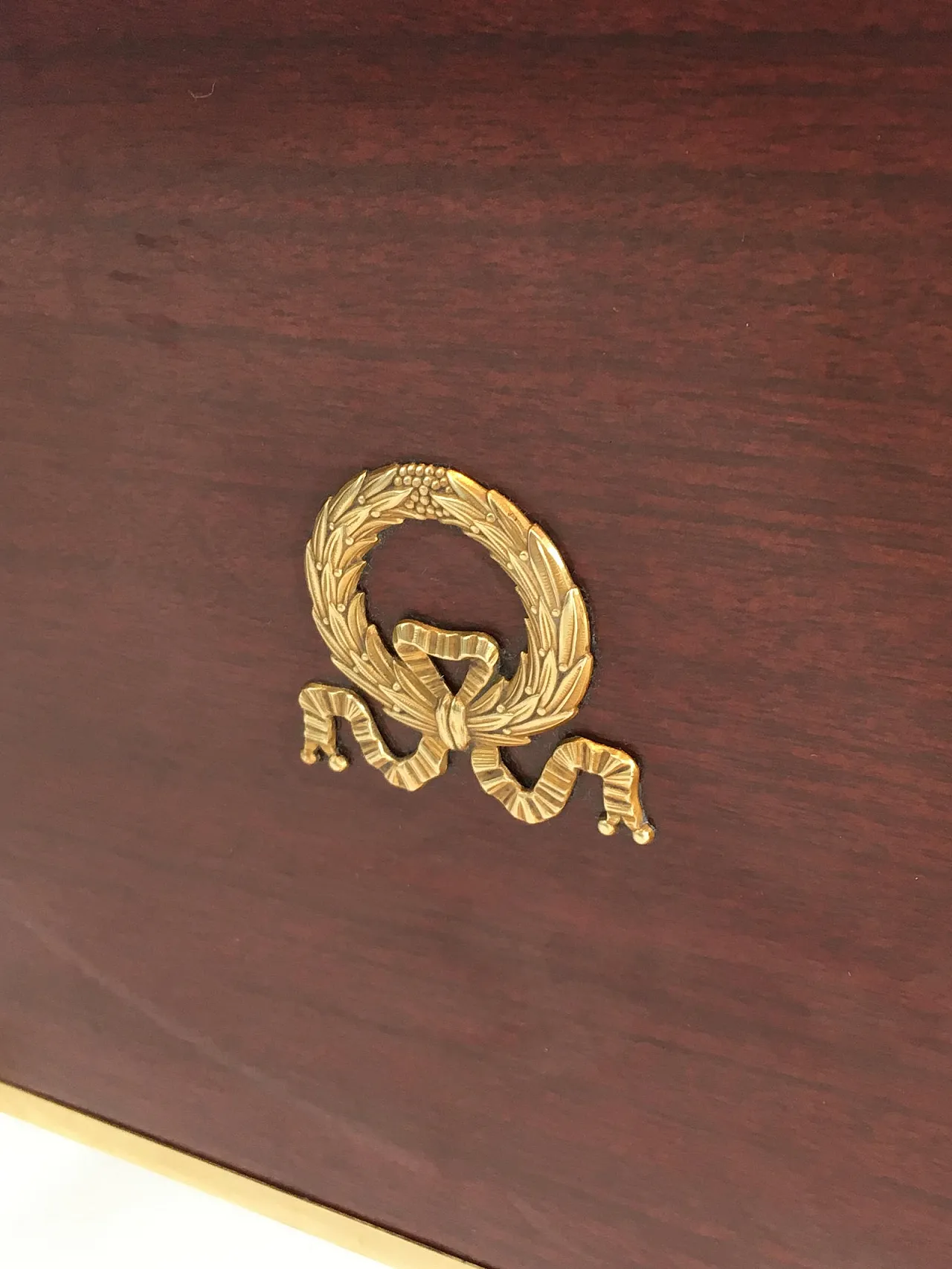 Pair of neoclassical magazine racks attributed to Maison Jansen, 50s 17