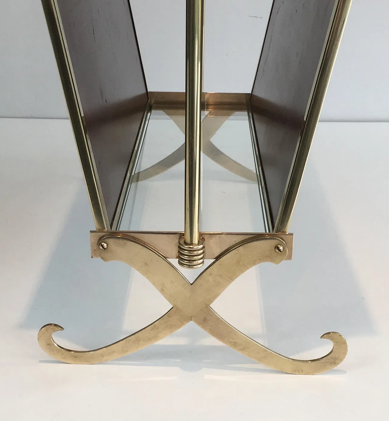Pair of neoclassical magazine racks attributed to Maison Jansen, 50s 19