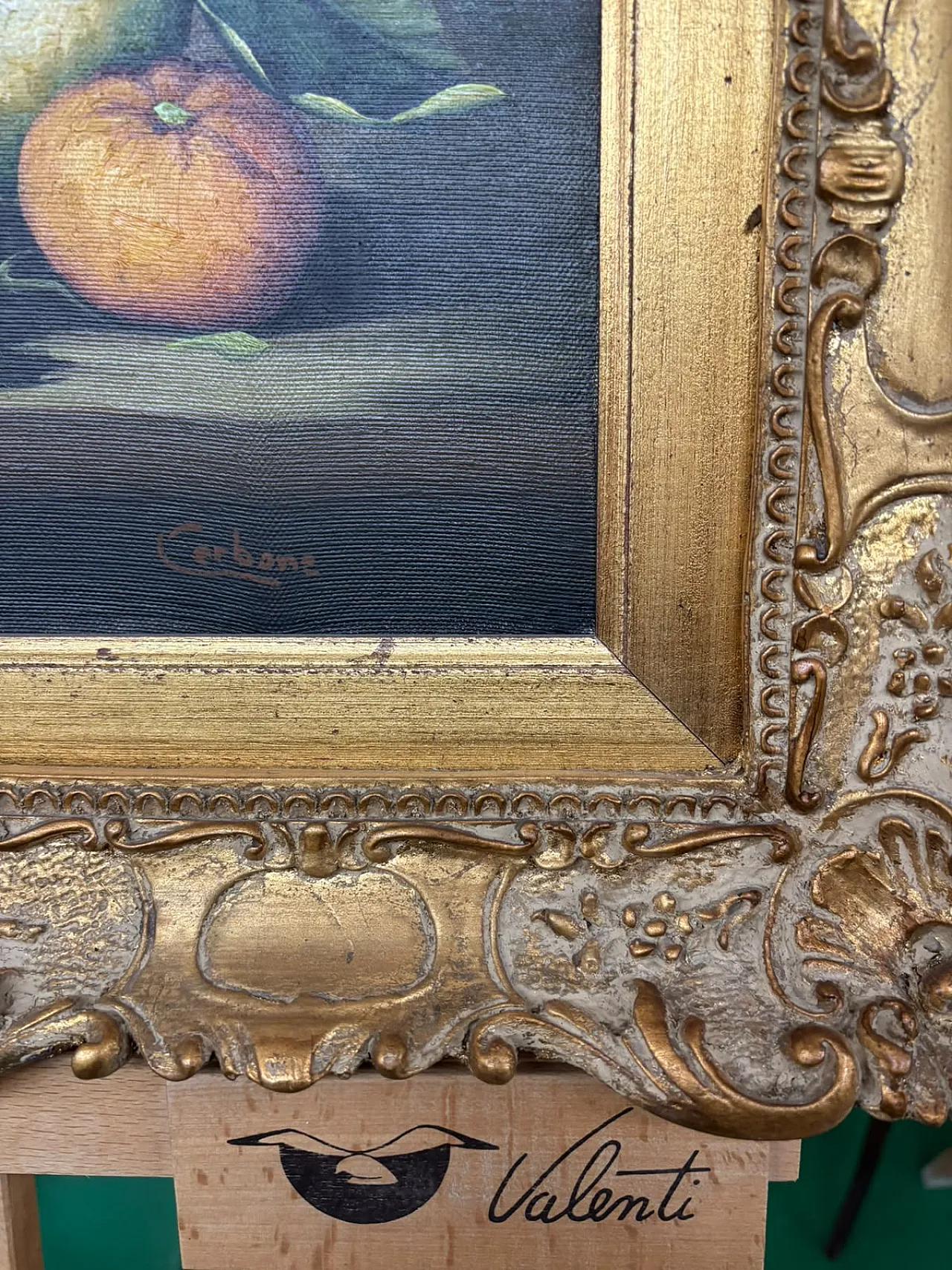 Antonio Cerbone, Flower, painting, oil on canvas, 1980s 4