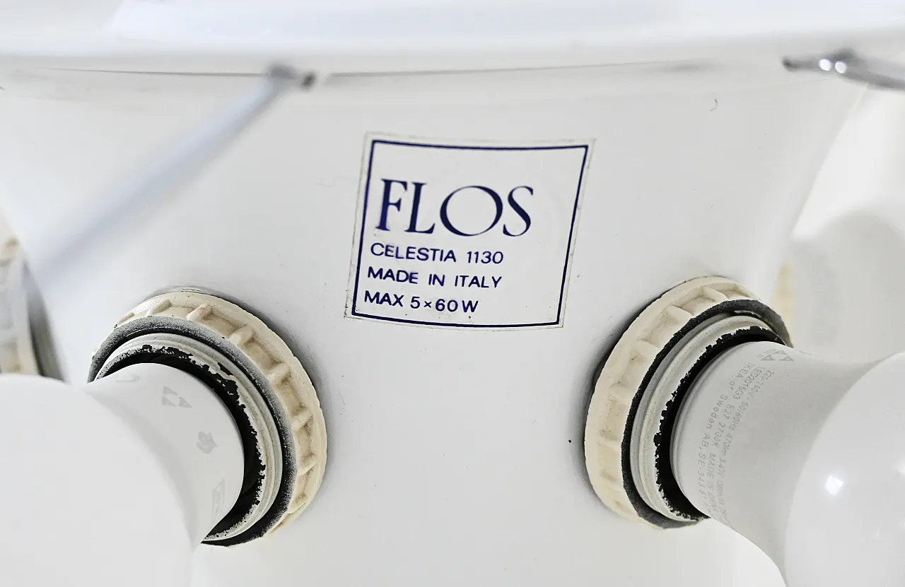 "Celestia" Ceiling lamp by Tobia Scarpa for Flos, 1980s 10