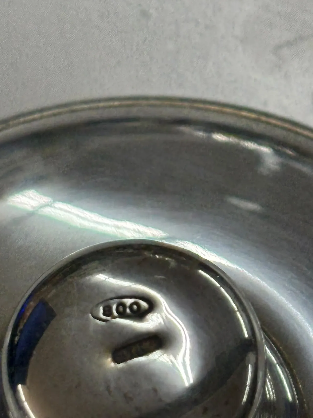 Sugar bowl in 800 silver, 1980s 2