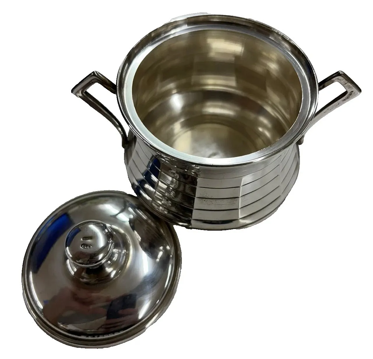 Sugar bowl in 800 silver, 1980s 5