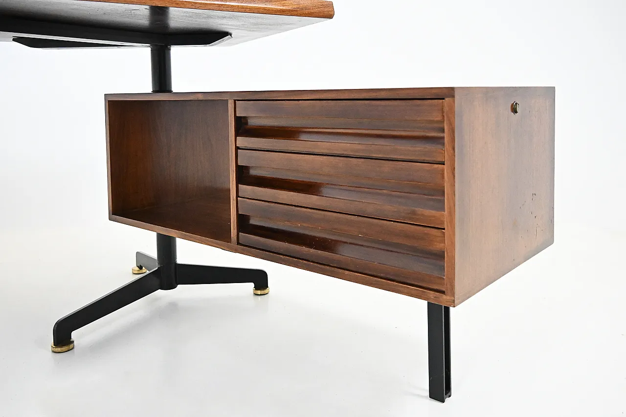 T96 Desk Boomerang by Osvaldo Borsani for Tecno, 1950s 8