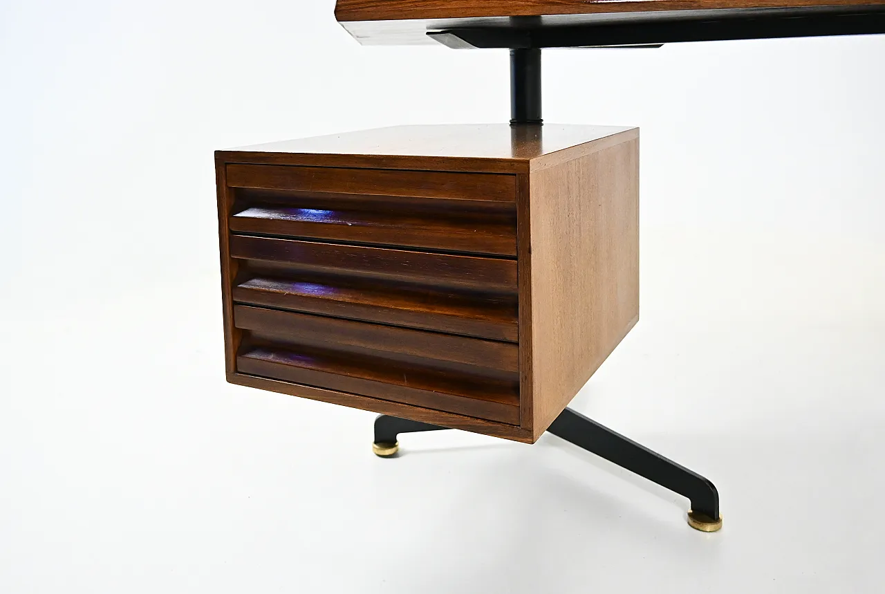 T96 Desk Boomerang by Osvaldo Borsani for Tecno, 1950s 9