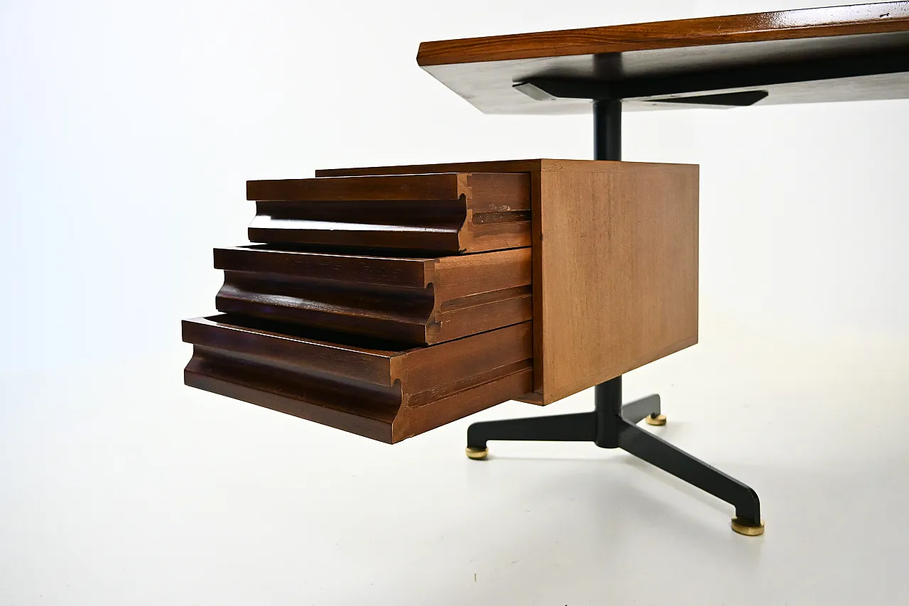 T96 Desk Boomerang by Osvaldo Borsani for Tecno, 1950s 10