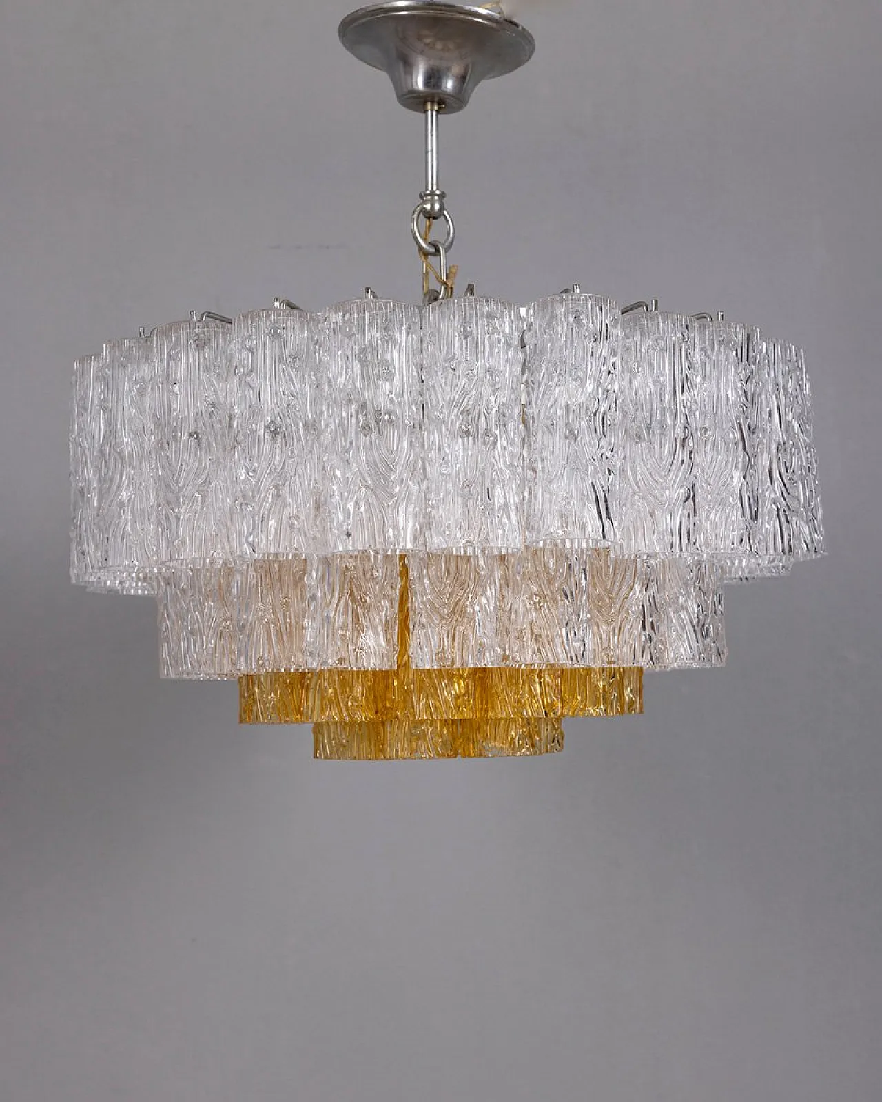 Lampadario in vetro di Murano, anni '60 1