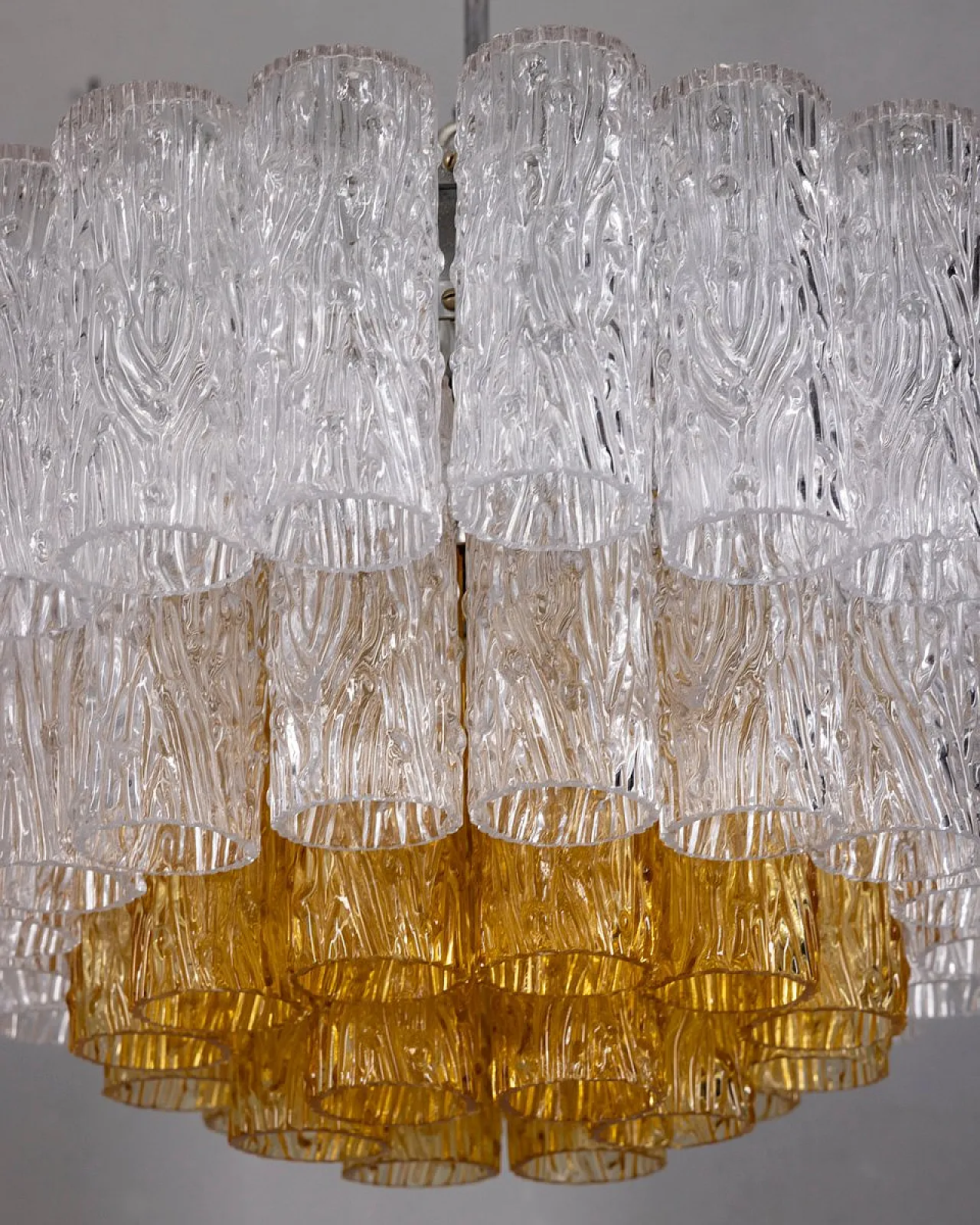 Lampadario in vetro di Murano, anni '60 4