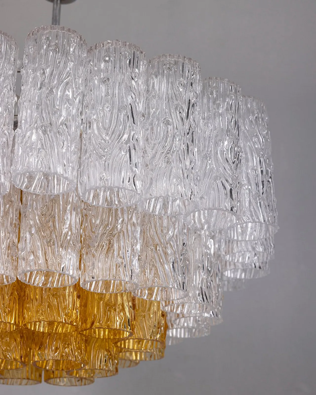 Lampadario in vetro di Murano, anni '60 6