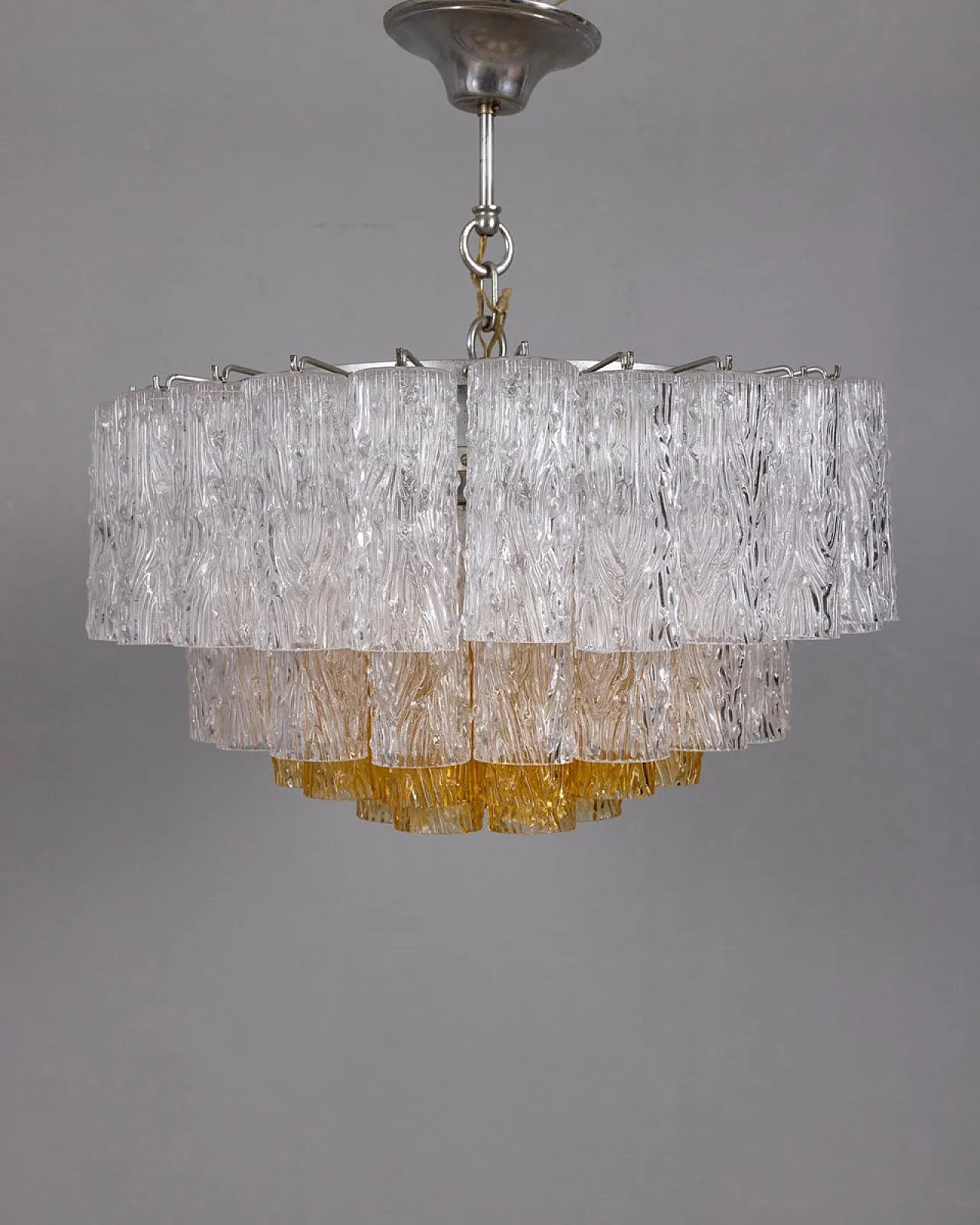 Lampadario in vetro di Murano, anni '60 7