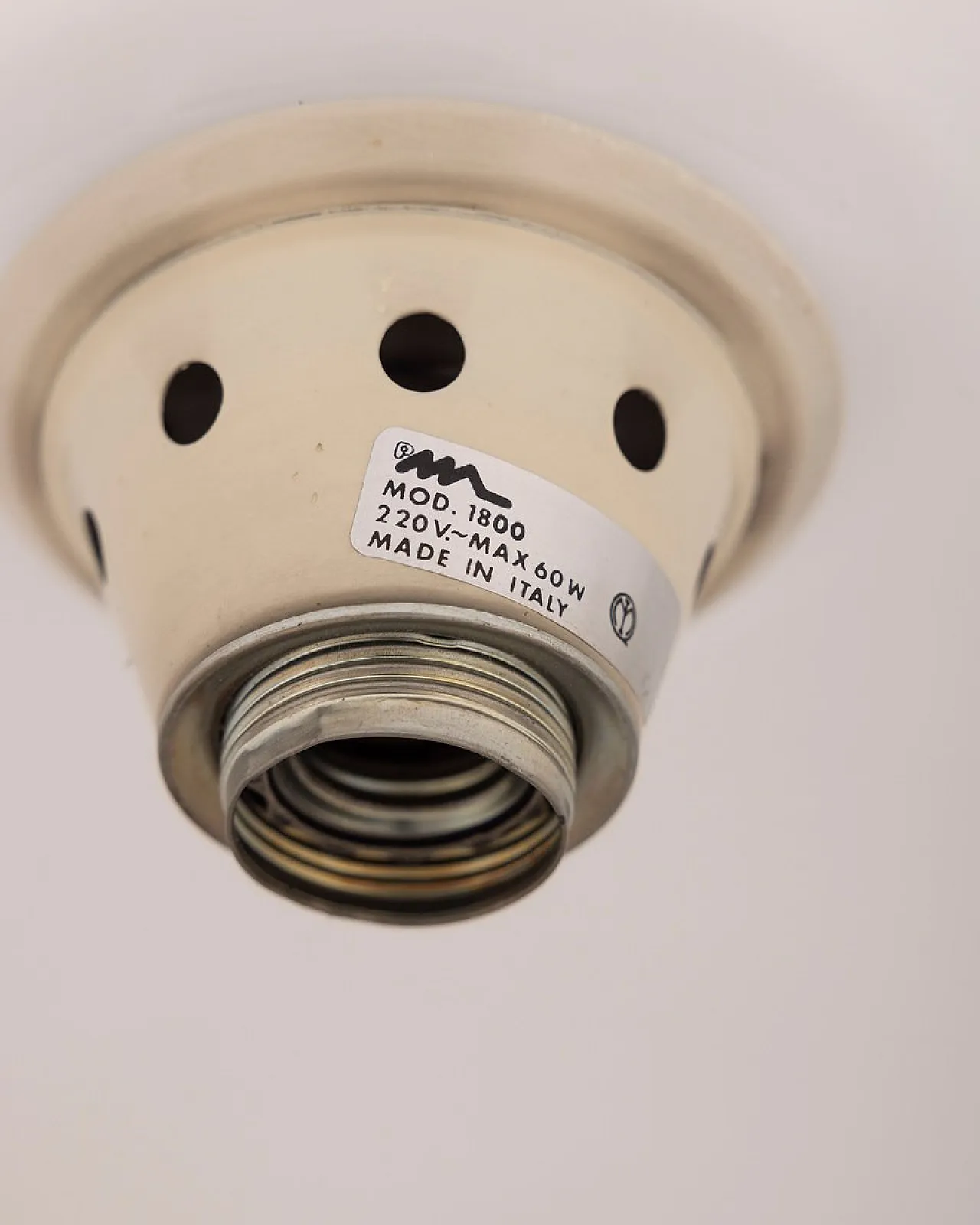 Lampada a sospensione in plastica di Martinelli Luce, anni '80 6
