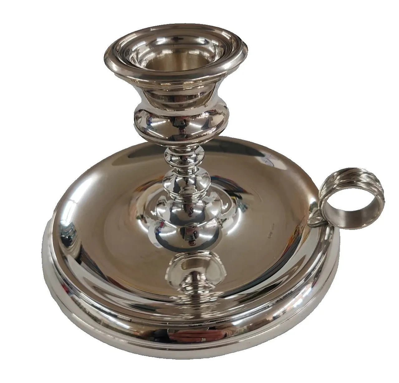 Candle holder in 800 silver, 1980s 3