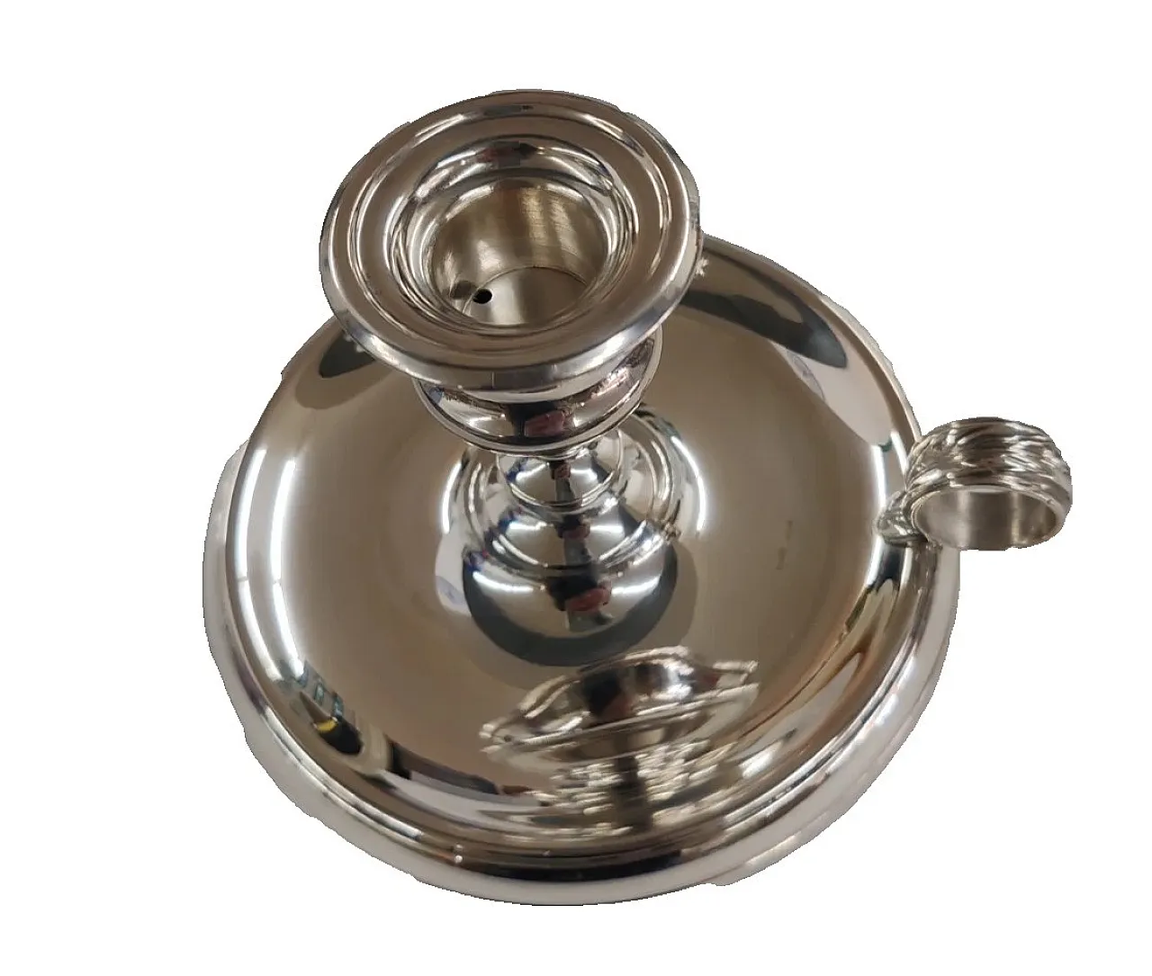 Candle holder in 800 silver, 1980s 4
