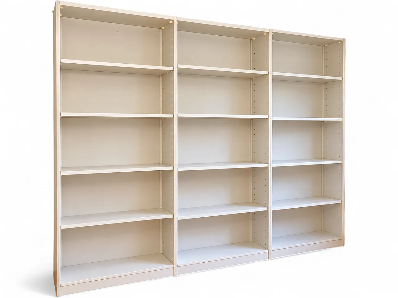 Armadi modulari in plastica bianca e legno di Angelo Mangiarotti per Poltronova, 1974 9