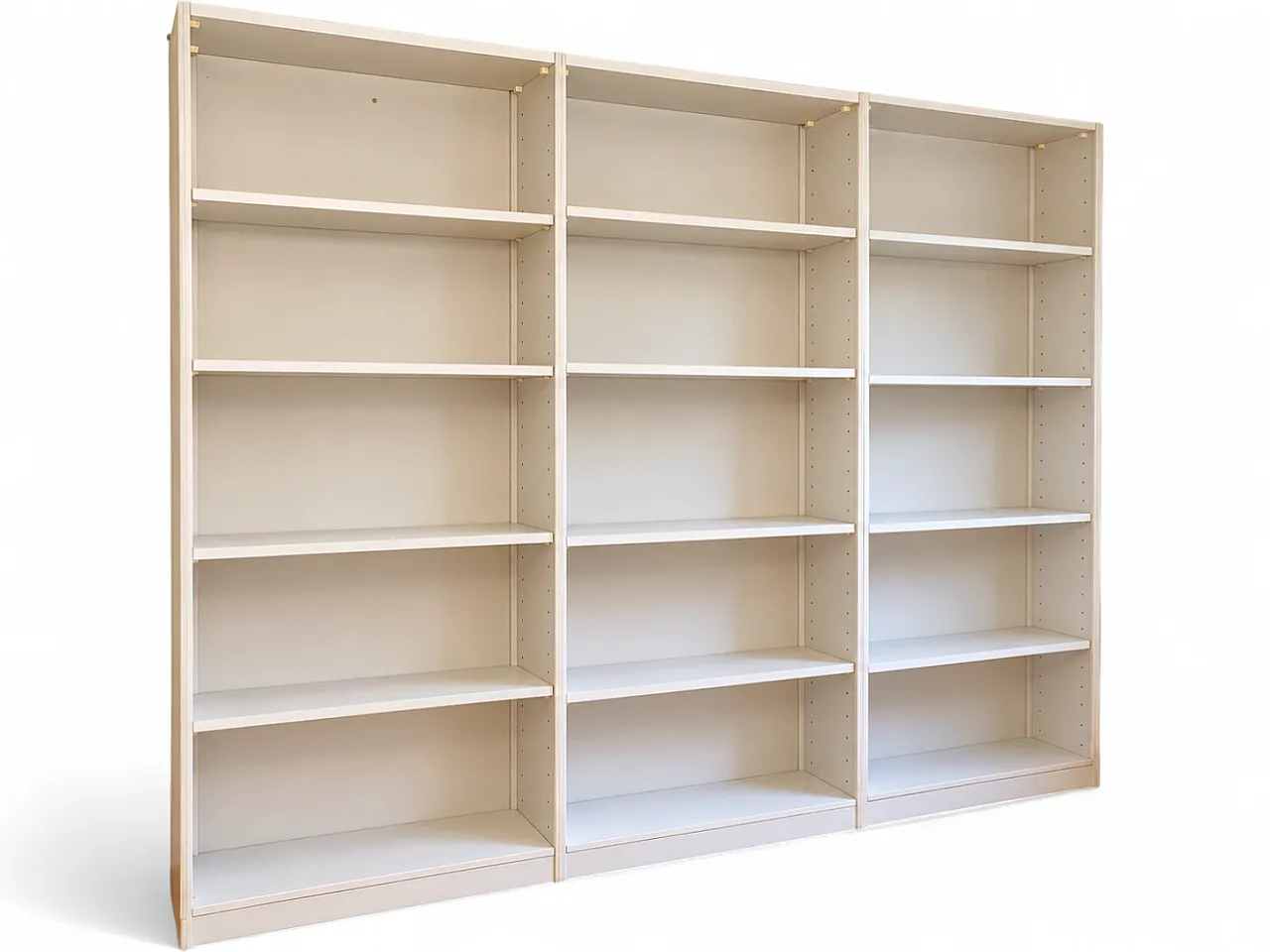 Armadi modulari in plastica bianca e legno di Angelo Mangiarotti per Poltronova, 1974 10