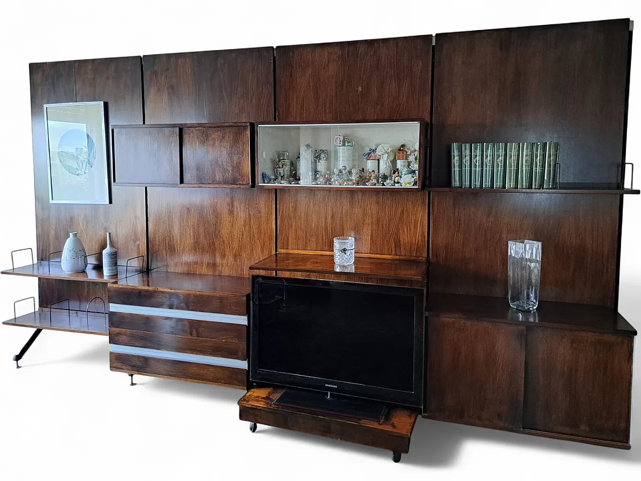 Libreria in legno di Ico & Luisa Parisi per MIM Roma, anni '60 4