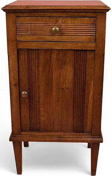 Oak bedside table, 1920s