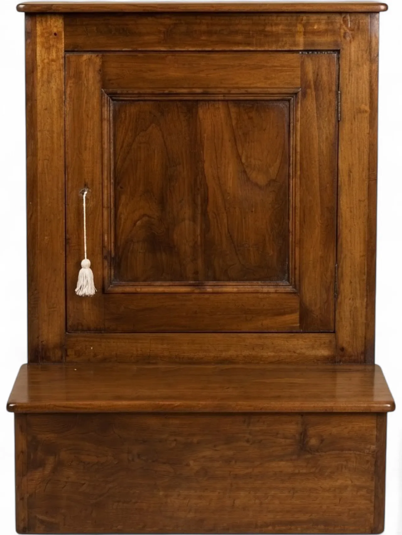 Poplar kneeler with retractable mirror, 19th century 7
