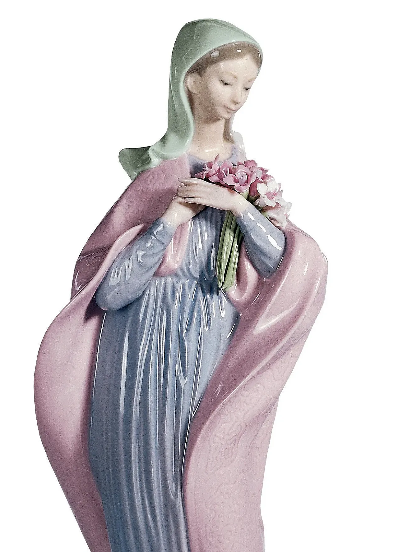 LLADRÓ Porcelain Virgin Mary Figurine. 2