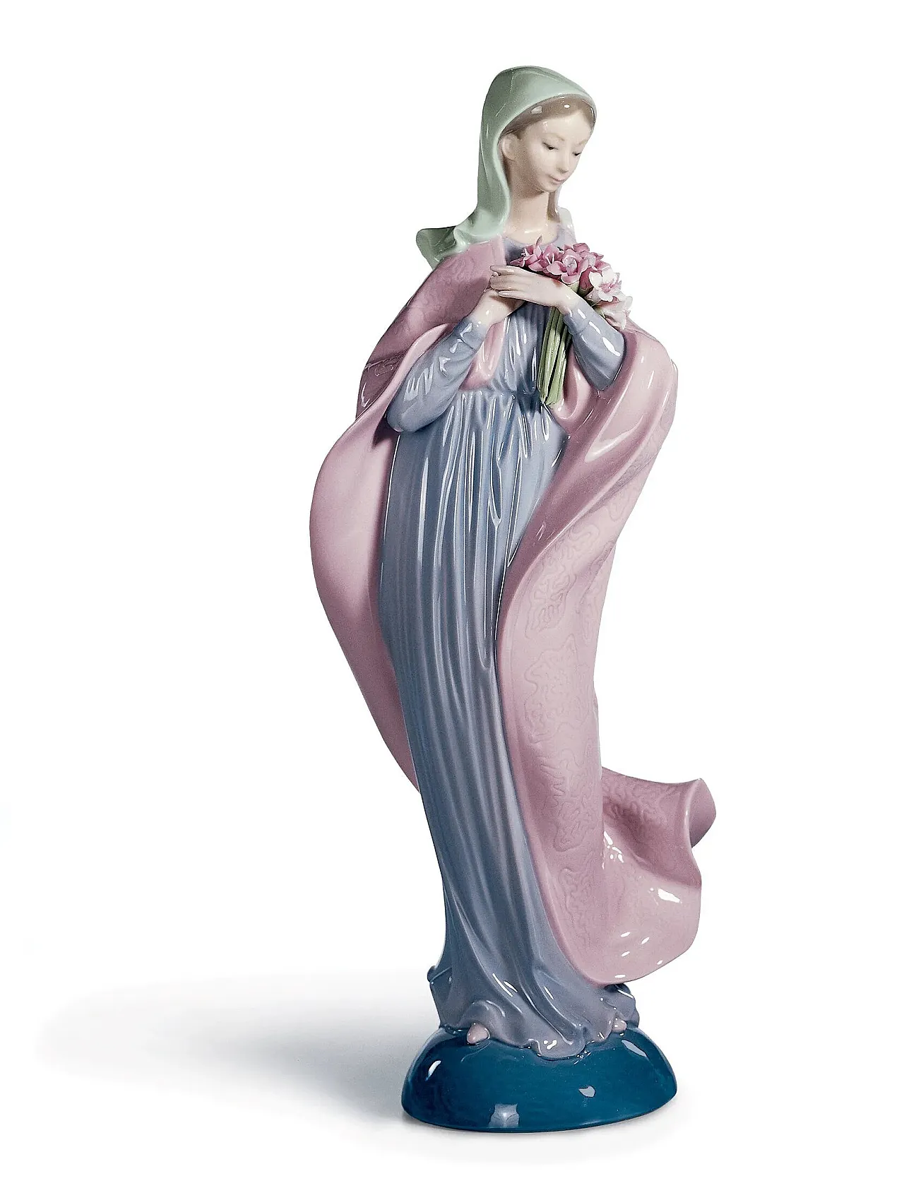 LLADRÓ Porcelain Virgin Mary Figurine. 3
