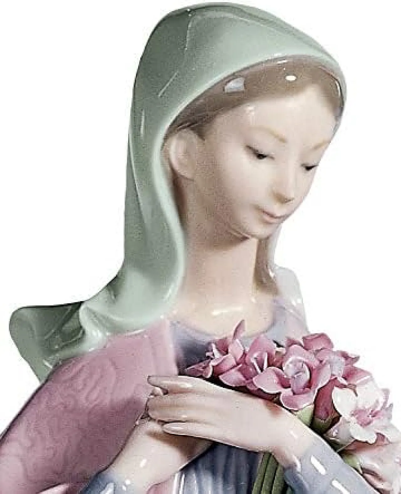 LLADRÓ Porcelain Virgin Mary Figurine. 4