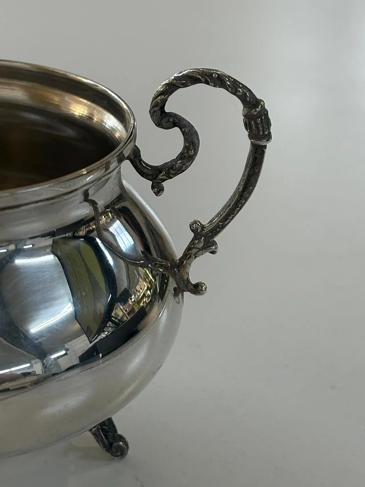 Sugar bowl in 800 silver, 1980s 4