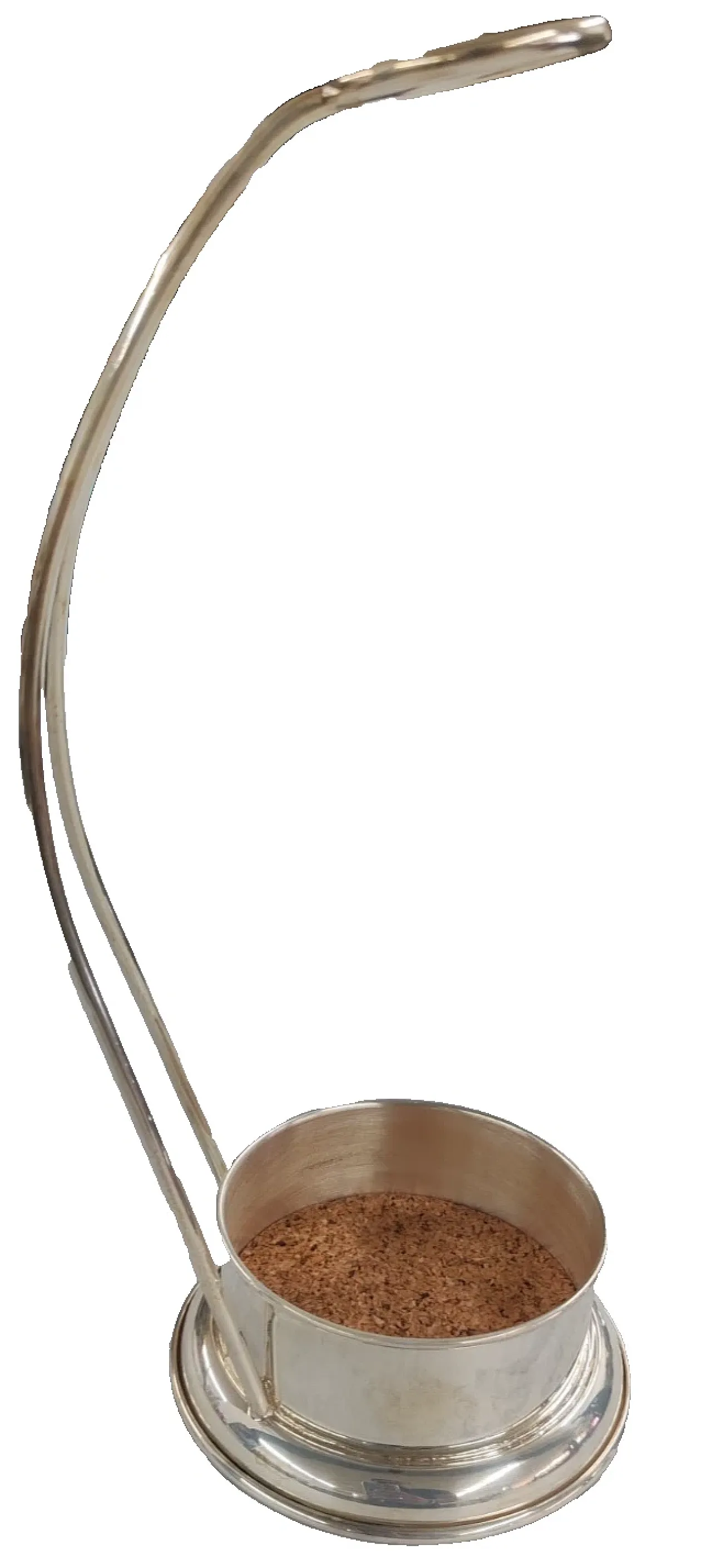 Bottle holder in silver, 1980s 1