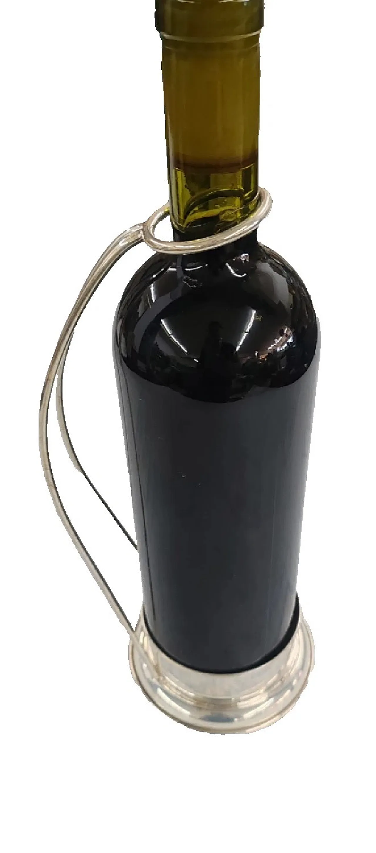 Bottle holder in silver, 1980s 3