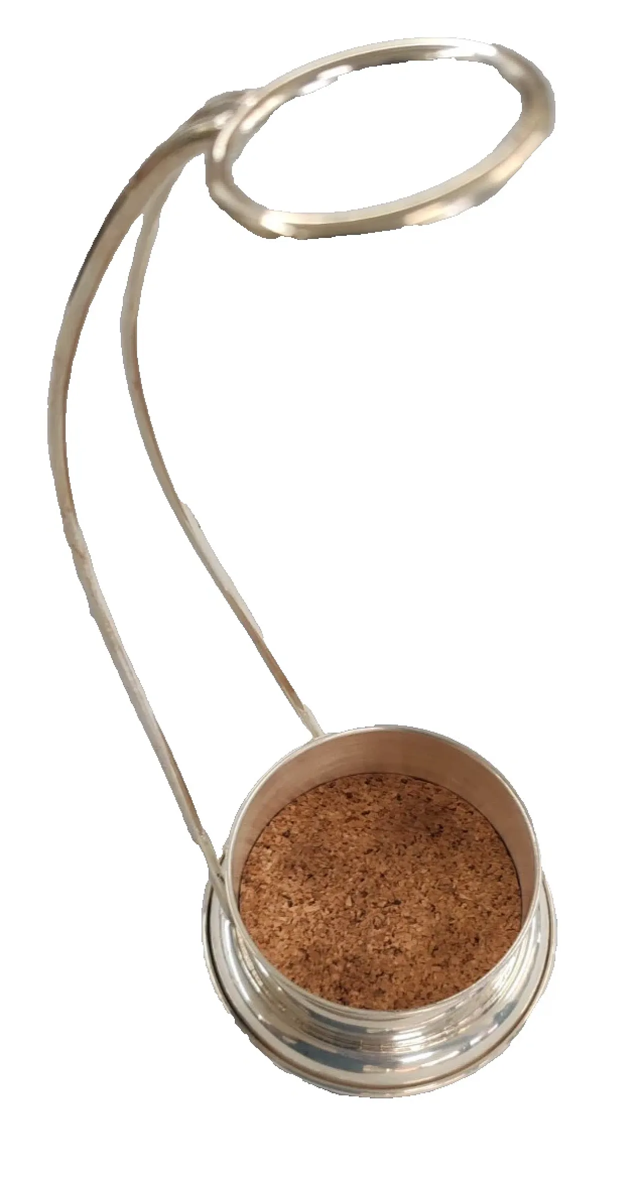 Bottle holder in silver, 1980s 4