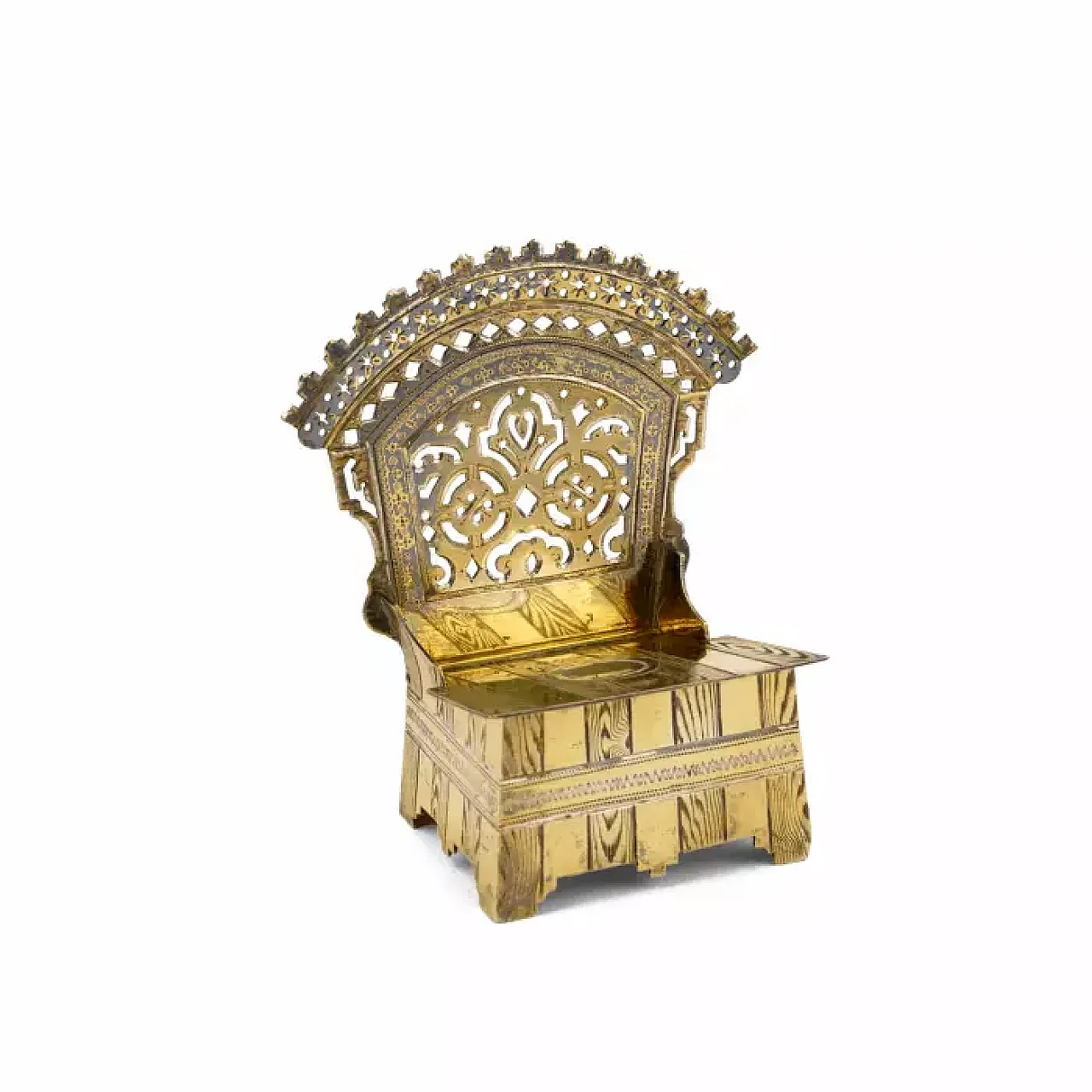 Silver-gilt salt cellar, late 19th century 1