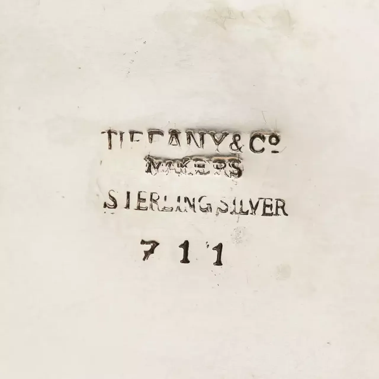Sterling silver cream jug by Tiffany & Co., 20th century 6