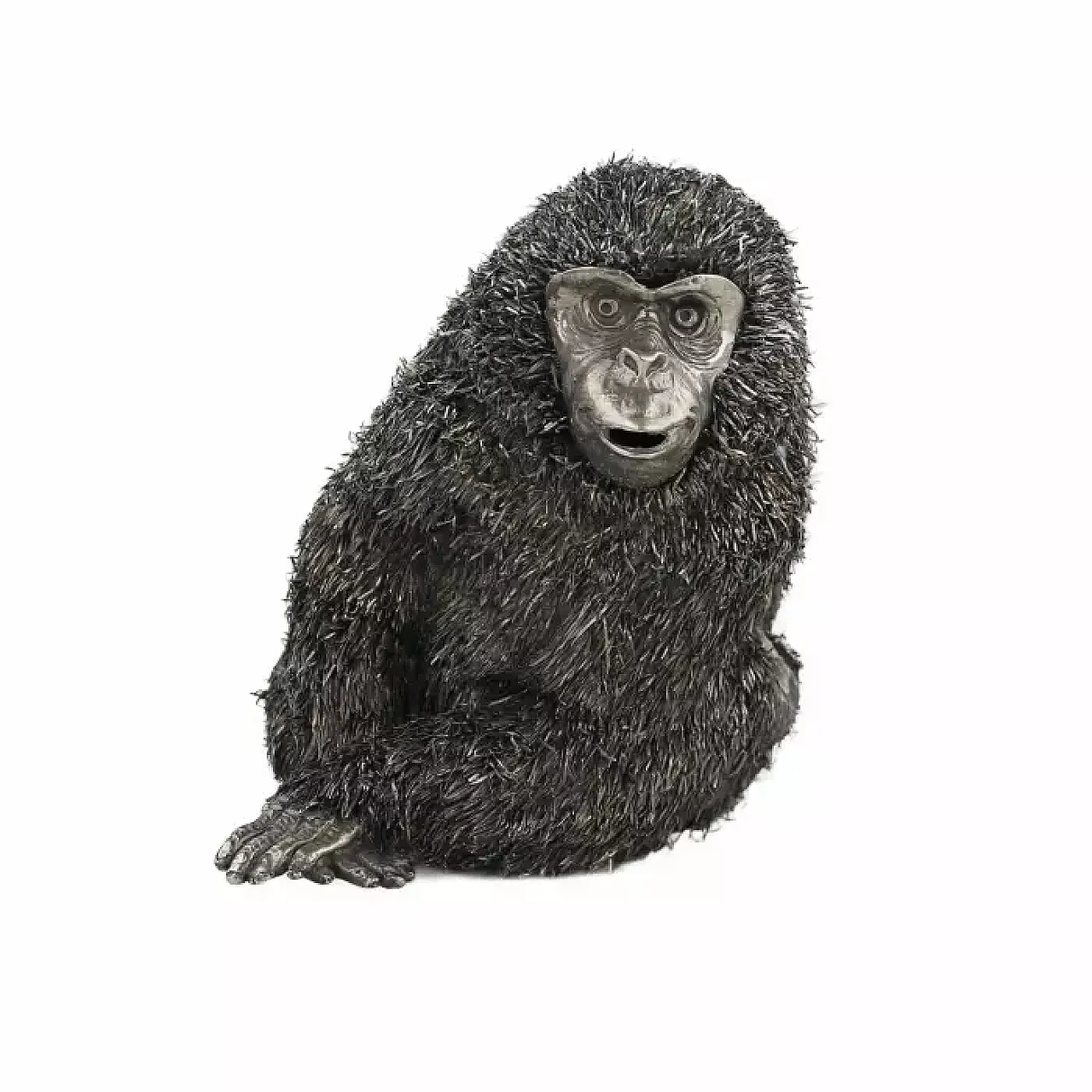 Silver figure of a monkey by Mario Buccellati, late 20th century 1