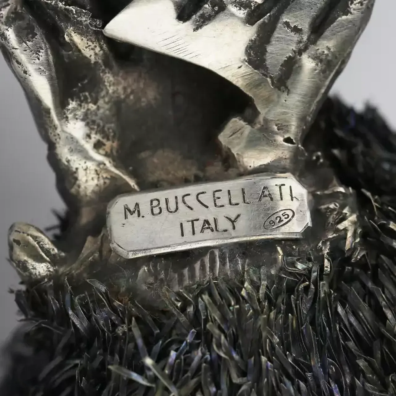 Silver figure of a monkey by Mario Buccellati, late 20th century 2