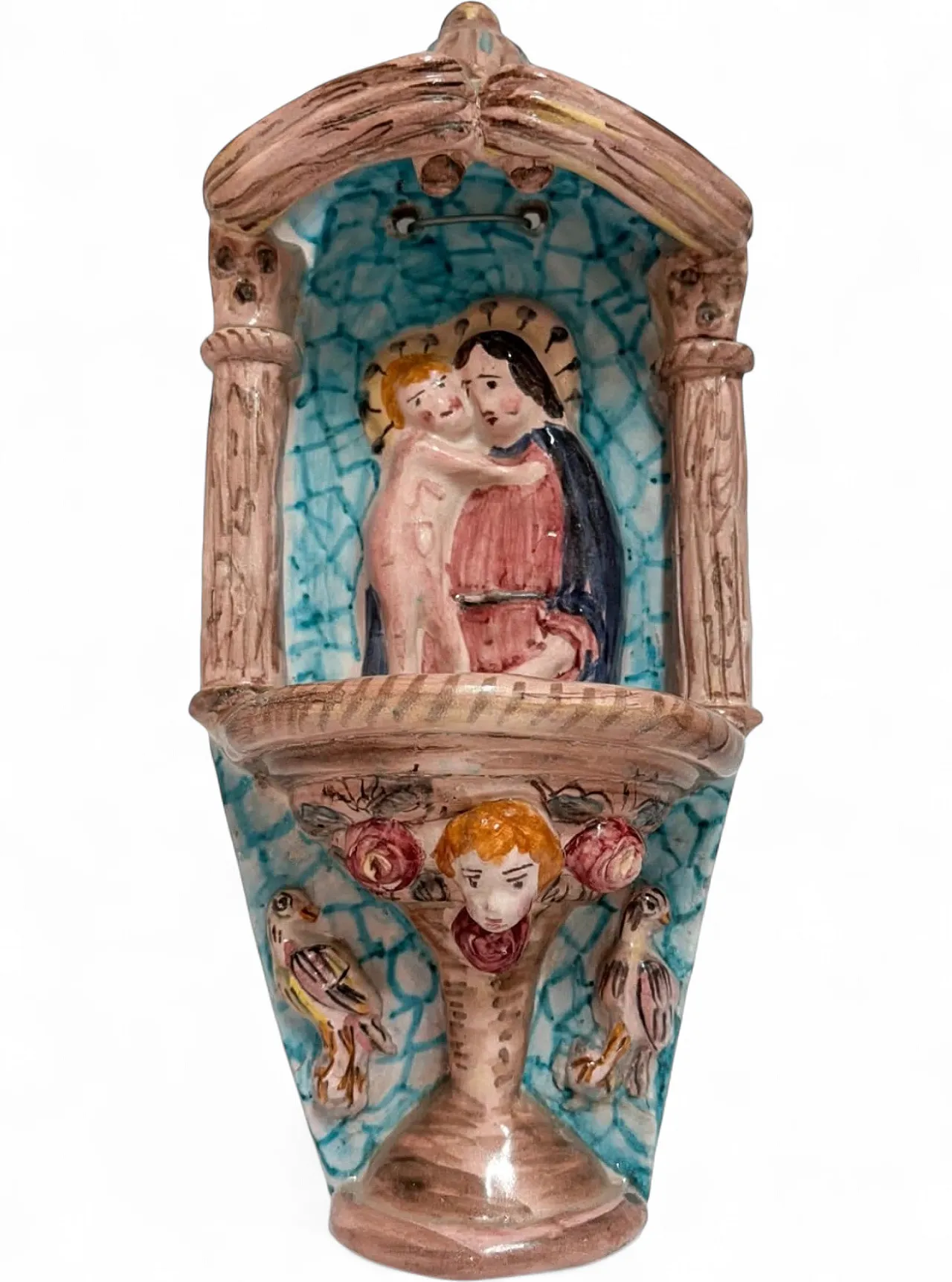 Holy water stoup Madonna with child, 70s 12