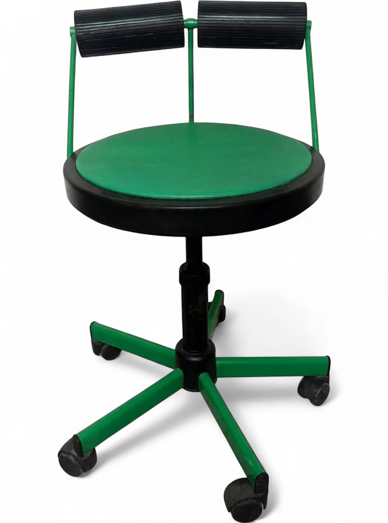 Green plastic swivel chair by Nendo Design, 1970s 11