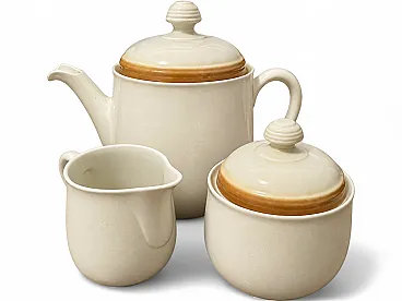 Ceramic tea and coffee set by Richard Ginori, 1970s