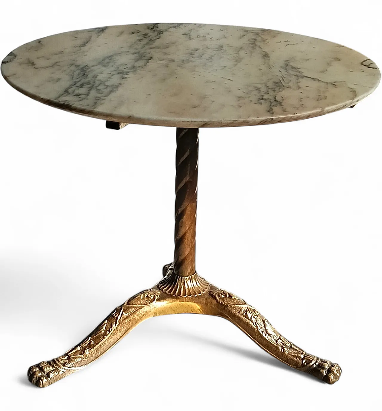 Coffee table in marble and brass, 1900s 32