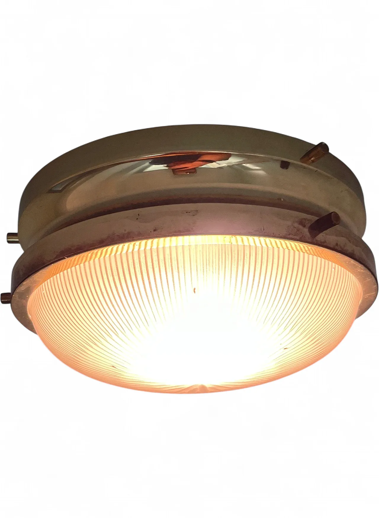 Ceiling lamp in metal and glass by Sergio Mazza for Artemide, 1960s 11