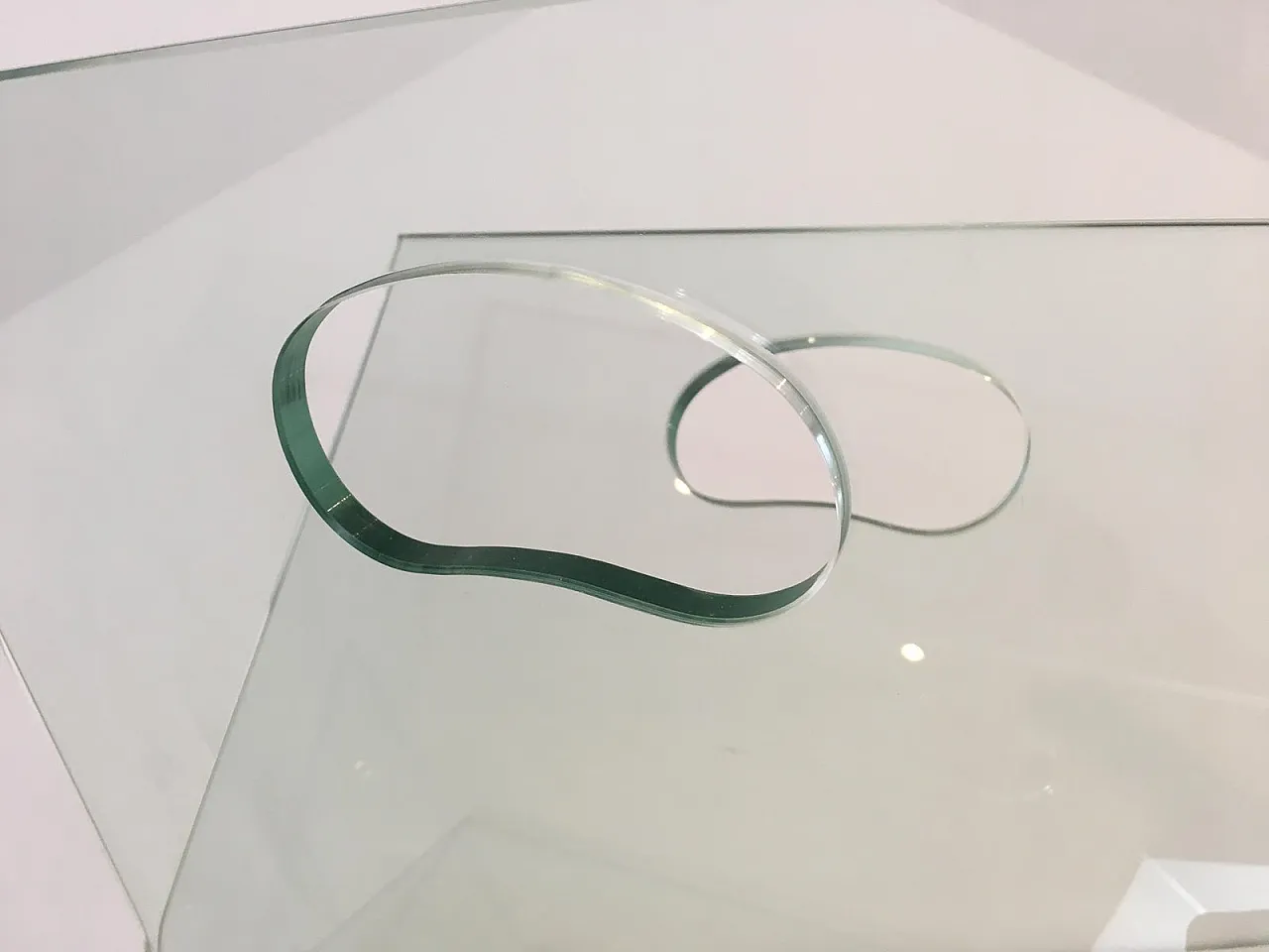 In the Style of François Arnal, Glass and Brushed Steel Magazine Rack 8