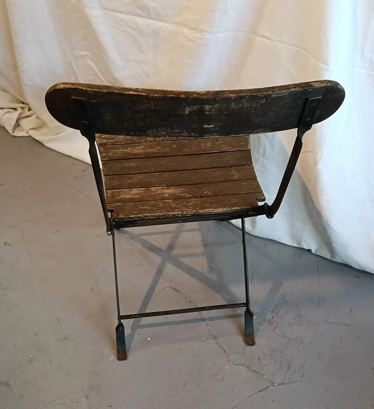 Chair in wood and metal, 19th century 11
