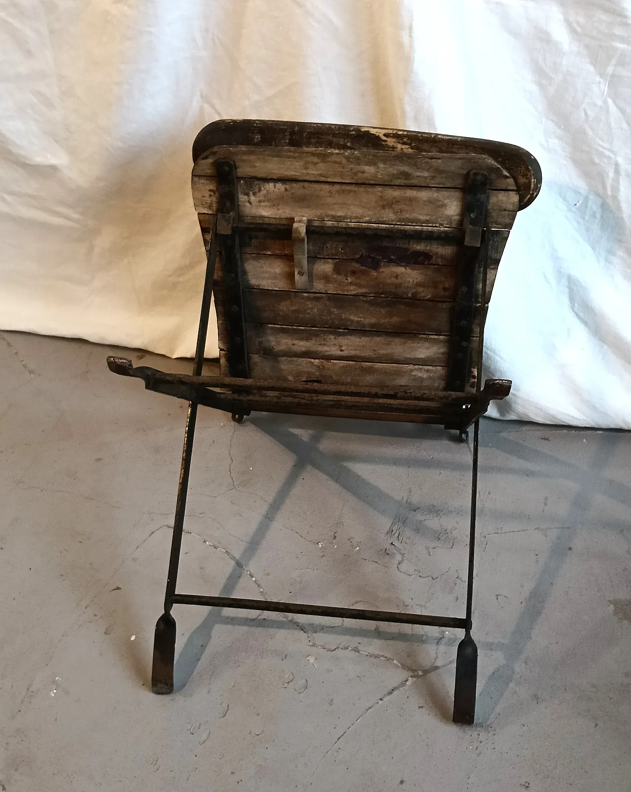 Chair in wood and metal, 19th century 13