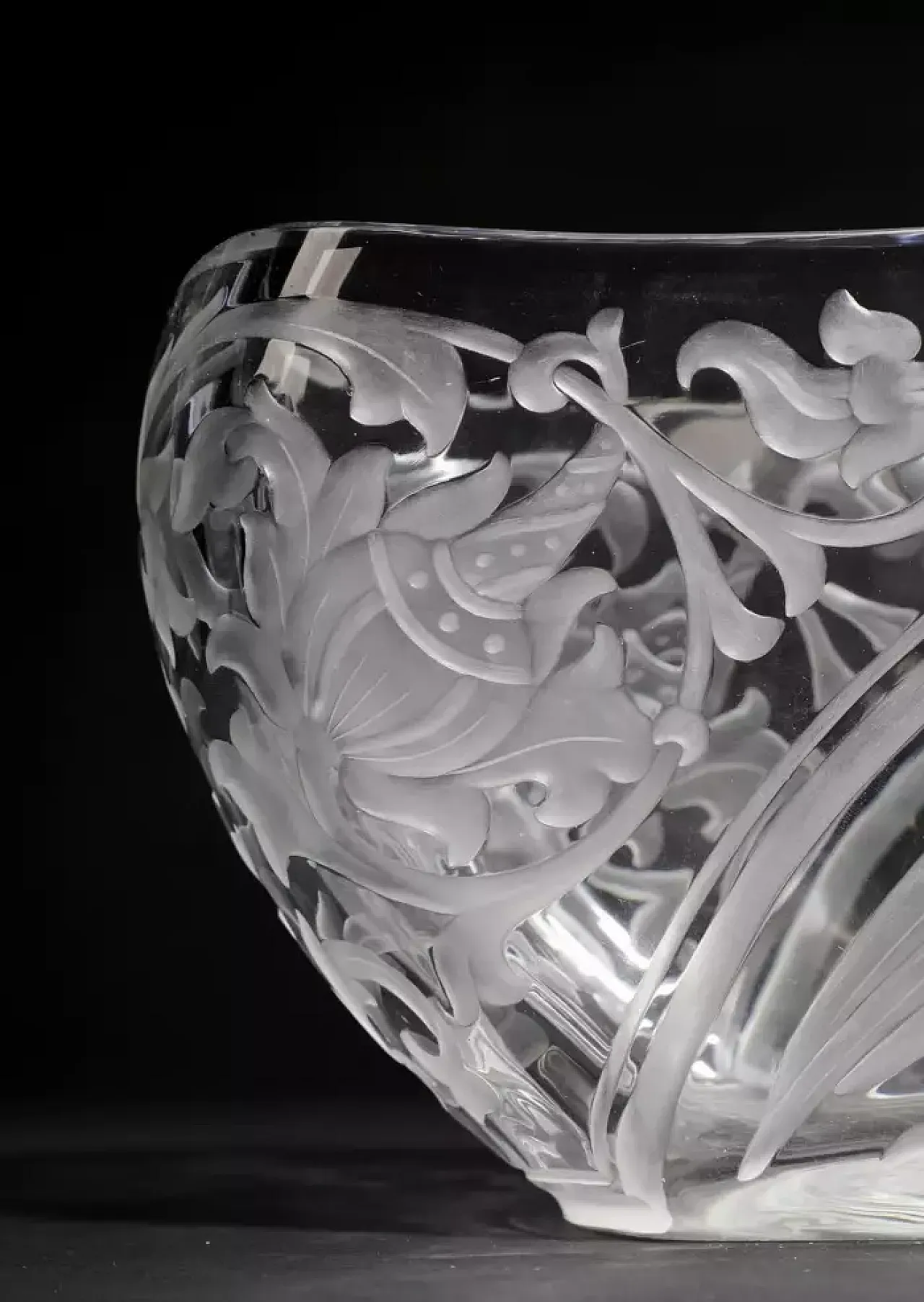Crystal jardinière by the Imperial Glass Factory, 20th century 4