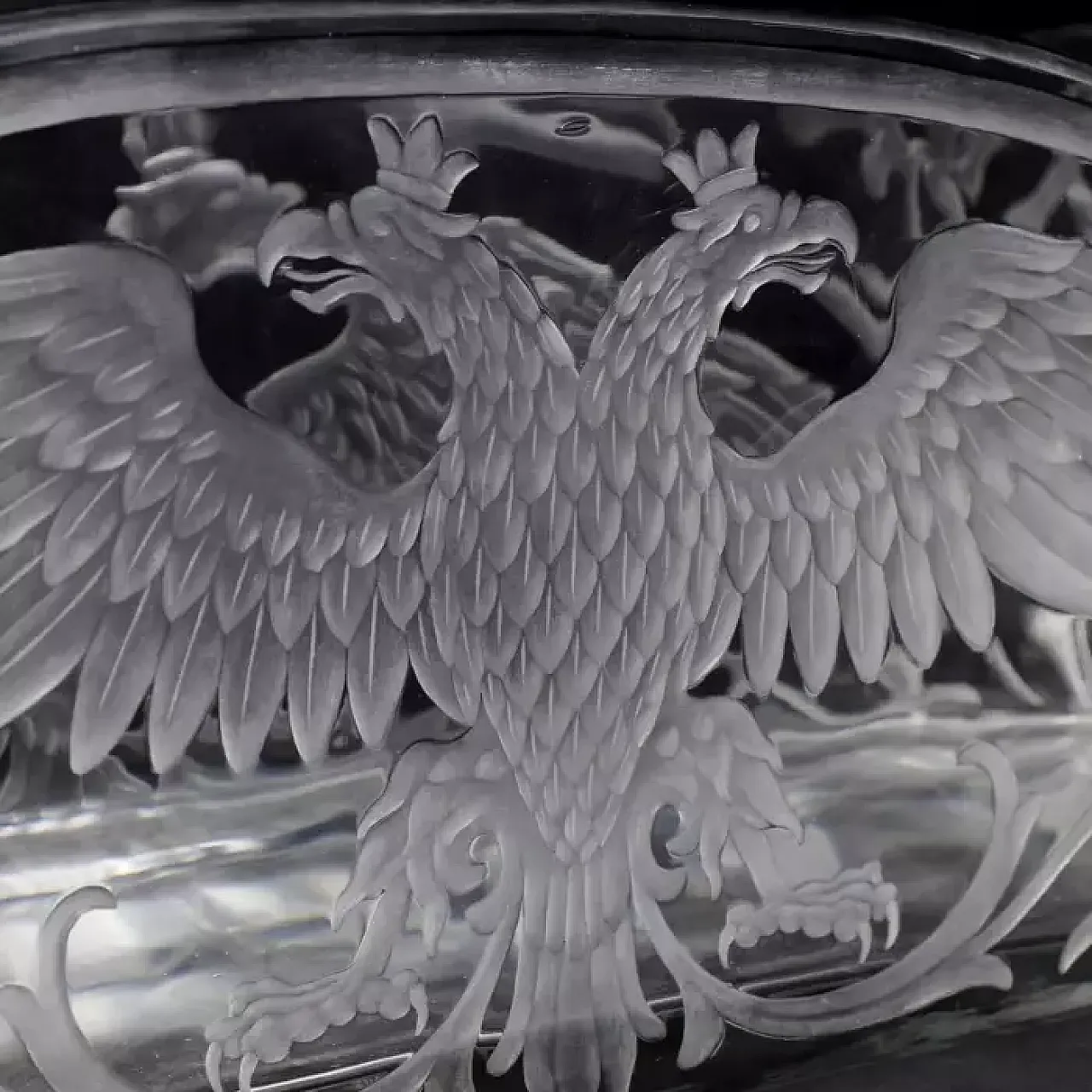 Crystal jardinière by the Imperial Glass Factory, 20th century 6