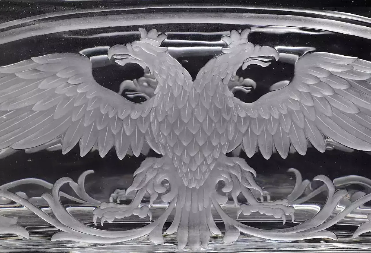 Crystal jardinière by the Imperial Glass Factory, 20th century 7
