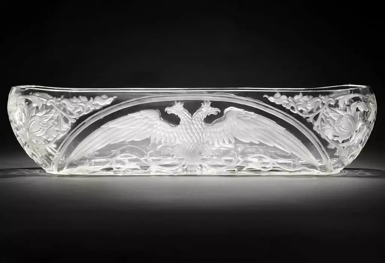 Crystal jardinière by the Imperial Glass Factory, 20th century 10