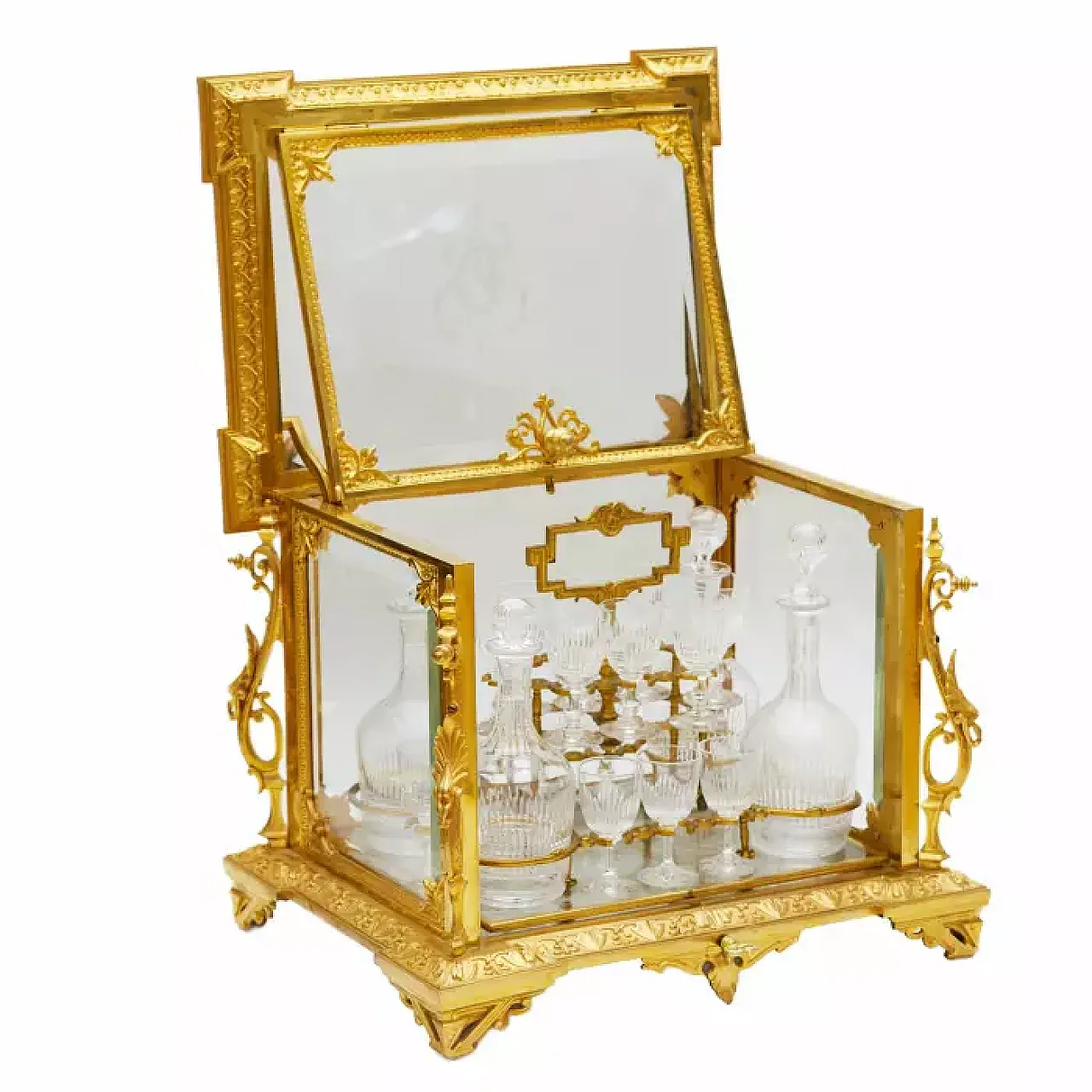 Liqueur bar cabinet, late 19th century 1