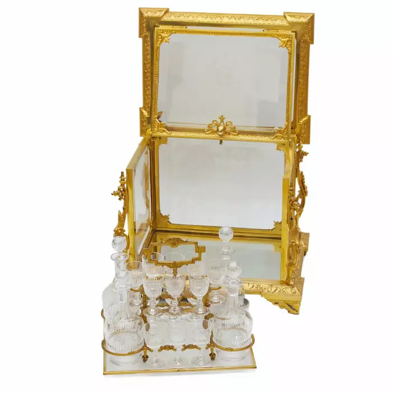 Liqueur bar cabinet, late 19th century 3